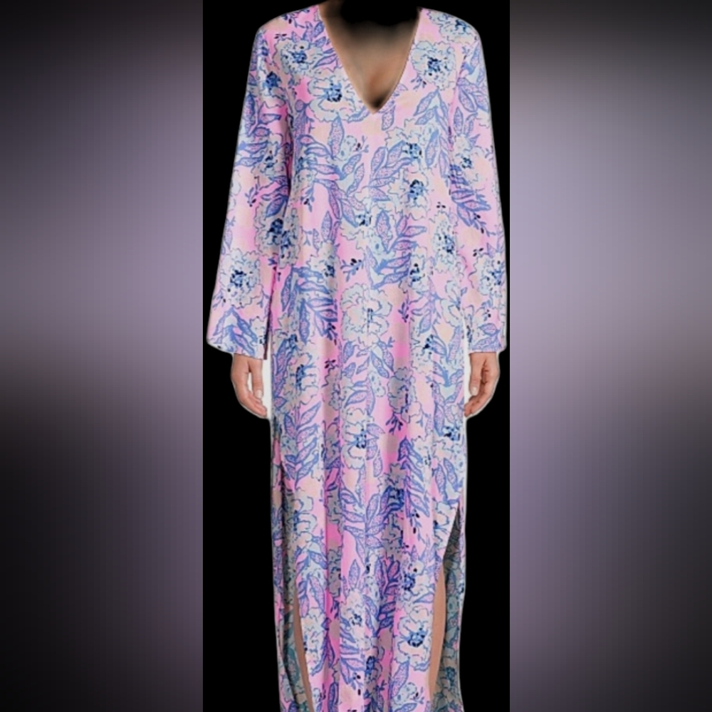 💜 NWT Lilly Pulitzer Perry Koala Maxi Coverup L
